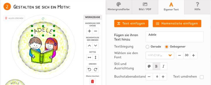 Gestalten Sie selbst