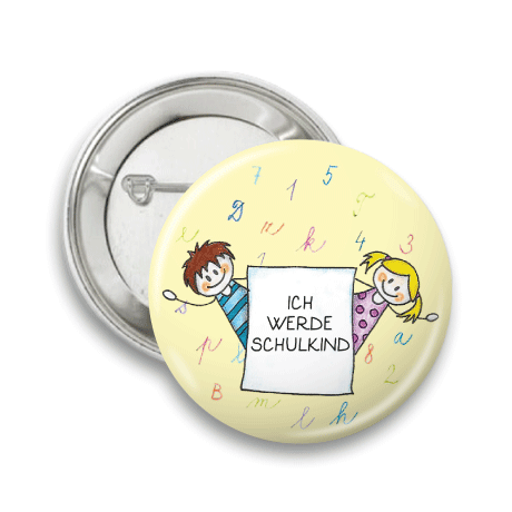 Buttons für den Kindergarten