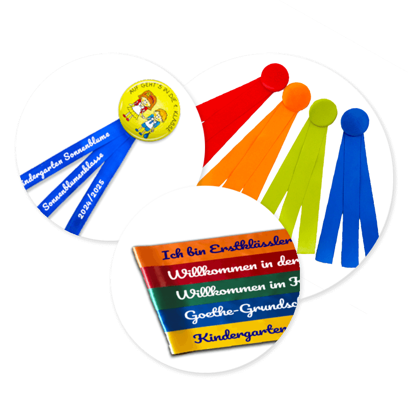 Schleifen und Schärpen